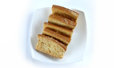 Crunchy Rusk or Toast for healthy life