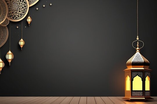 Eid Mubarak premium vector illustration with luxury design. Blue pink gradient Eid Mubarak background with star and moon. Islamic light design with white Eid Mubarak design