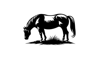 horse illustration Concept vector Design template . horse mascot logo
