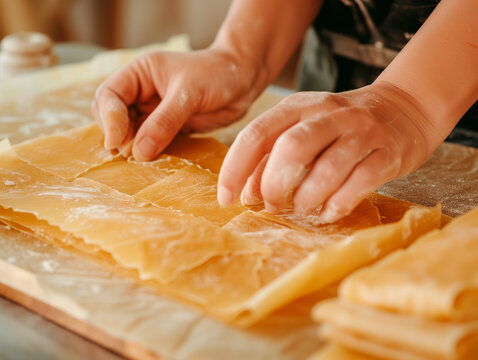 A Photo Of A Person Making Beeswax Wraps As An Alternative To Cling Film
