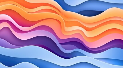 abstract colorful wave background