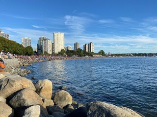 Fototapeta premium English Bay beach in Vancouver