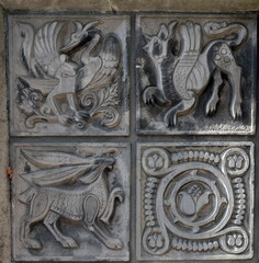 Ornament in the Kaliningrad Zoo