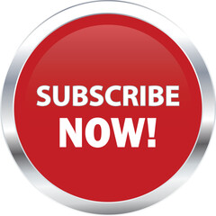 Subscribe now Button, Subscribe now sign vector, Subscribe now Red icon