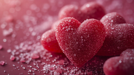 Happy Valentines Day, Romantic background, Love wins, Celebrating special occasion together, Elegant Valentine's Day Card Design, Romantic banner with Copy Space