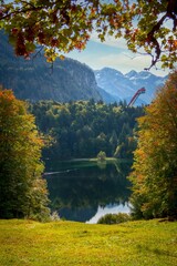 Goldener Oktober in den Allg&auml;uer Alpen bei Oberstdorf.