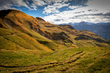 Goldener Oktober in den Allg&auml;uer Alpen bei Oberstdorf.