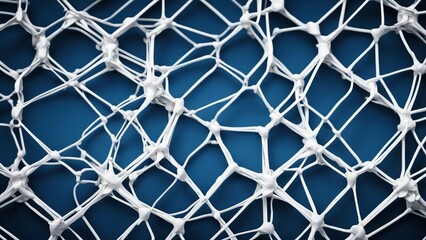 Fototapeta premium metal grid background A blue network background that looks realistic and detailed, the background has a blue and white 