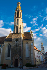 Fototapeta premium Blessed Mary Benedictine Church in the centre of Sopron
