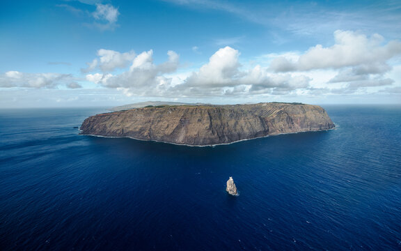 Easter Island, Rapa Nui from the air, Chile, Polynesia