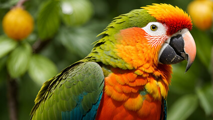 Obraz premium colorful macaw wallpaper 