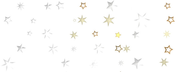 Starlit Christmas Plummet: Spectacular 3D Illustration Showcasing Descending Holiday Star Clusters