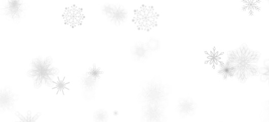 Obraz premium Glistening Snow Shower: Striking 3D Illustration Showcasing Falling Holiday Snowflakes