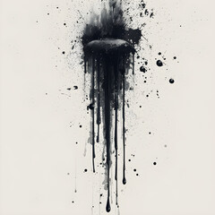 Mystical Expressions: Revealing the Magic of Black Inkblot Art Created by AI