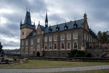 Fototapeta na wymiar Zruc nad Sazavou – castle, view from the garden