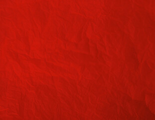 Torn crumpled red paper background