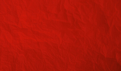Torn crumpled red paper background