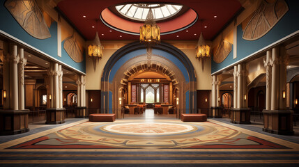 Obraz premium cultural center in Moroccan style