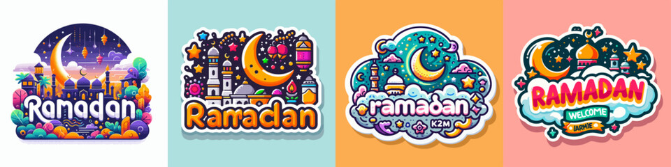 ramadan vector template thumnail video