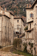 Fototapeta na wymiar Gubbio,Perugia,Italy.