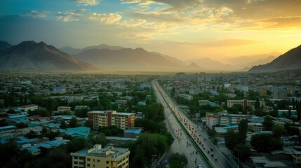 natural view of  Afghanistan - obrazy, fototapety, plakaty