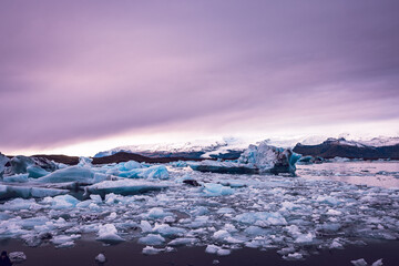 Blau Eisberg  , Naturlandschaft  in Island