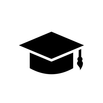 Graduation Cap - vector icon