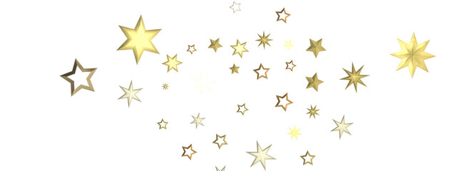 Cosmic Christmas Showers: Dynamic 3D Illustration of Descending Celestial Showers for the Holidays