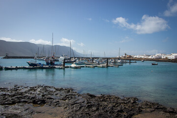 Fototapeta na wymiar Port la Graciosa