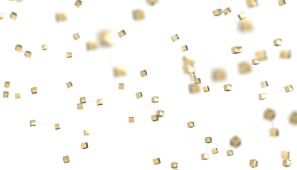 Global network background. Connecting triangles. Globe of the earth. abstract planet in space. 3d rendering