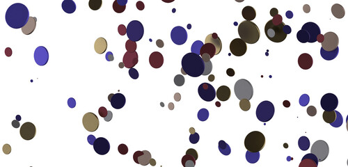 Enchanting Delight: Spectacular 3D Illustration Showcasing Enchanting gold Confetti