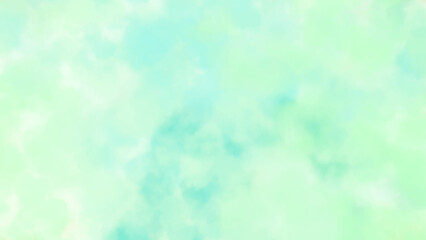 Colorful soft light background. Abstract watercolor background. Blue watercolor background texture. Soft light green background. Green watercolor background.