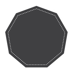 Starburst badge shape, burst wave star, price label sticker