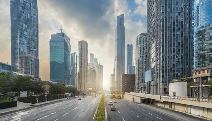 Fototapeta premium city skyline