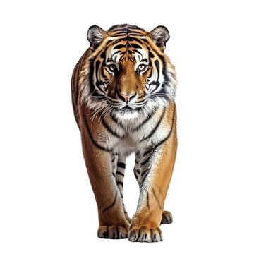 Close up tiger portrait clip art © Florina