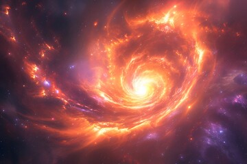 Stellar Whirlwind Space Background