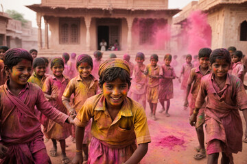 Fototapeta premium Holi festival