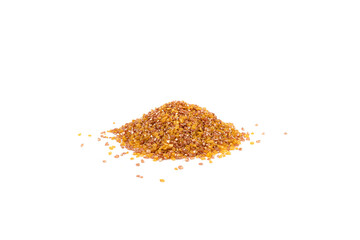 Sugar Sprinkles Pile, Golden Candy Sprinkles, Sweet Brown Flakes Glaze Decoration, Multicolored Crystals