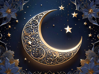 Ramadan kareem islamic greeting background