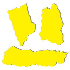 Torn paper rip pieces of sheet edge, note scrap or notebook pages, vector backgrounds. Notepad torn paper for message note, page or banner and cardboard blank ripped piece strips in eps 10.