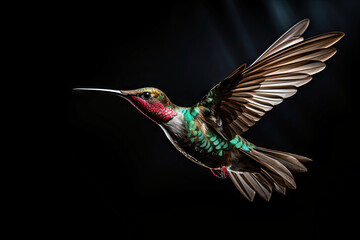 Obraz premium flying hummingbird