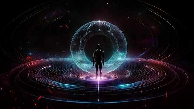 Healing therapy, etc. Mystical surrealism conceptual abstract fantasy art, state of mind, astrological horoscope, universe, cosmos. Suitable for content illustration like religion, meditation, science