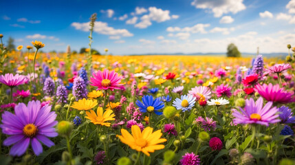Obraz premium spring flower background