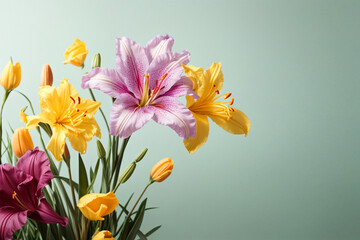 Obraz premium spring flower background