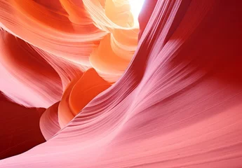 Foto op Aluminium The Wave Sandstone Formations nature landscape Canyon in deserts © Darcraft