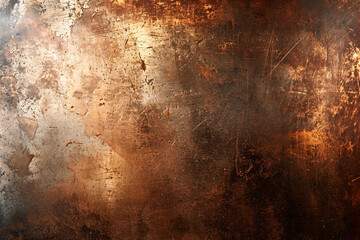 Obraz premium Polished copper metal texture background
