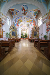Catholic church in Mariagyud, Hungary - 722419348