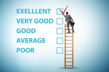 Opinion assessment concept with various options