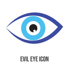 Evil eyes and Fatima icons or symbols, cartoon vector illustration isolated on white background. Protection charms or amulets collection in eps 10.