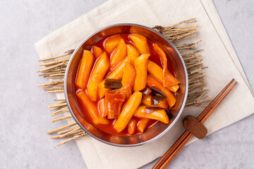 flour based food, Tteokbokki, fried food, deep-fried laver roll, deep-fried squid, sundae, fish...